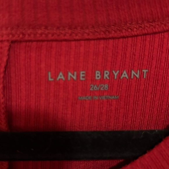 Lane Bryant Ribbed Sleeveless Tank Top with Crew Neckline - Picture 3 of 5